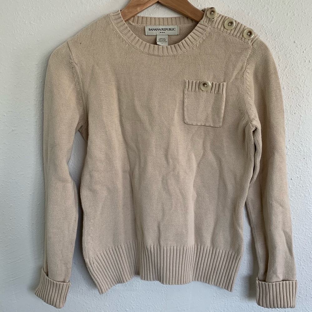 Banana Republic | Button Sweater